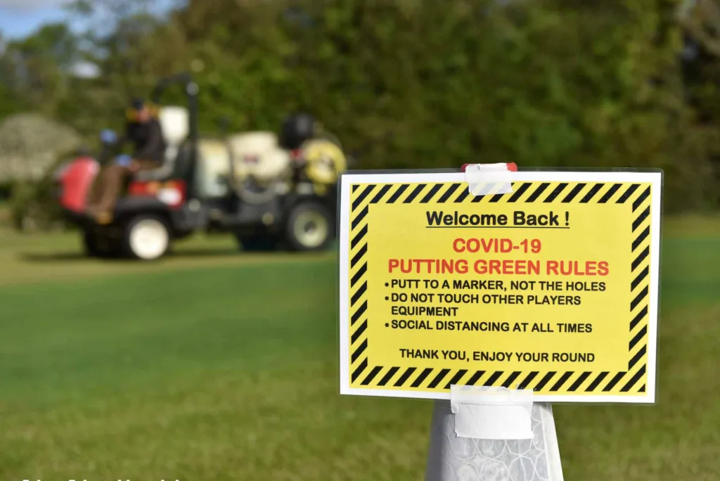 golf courses reopen