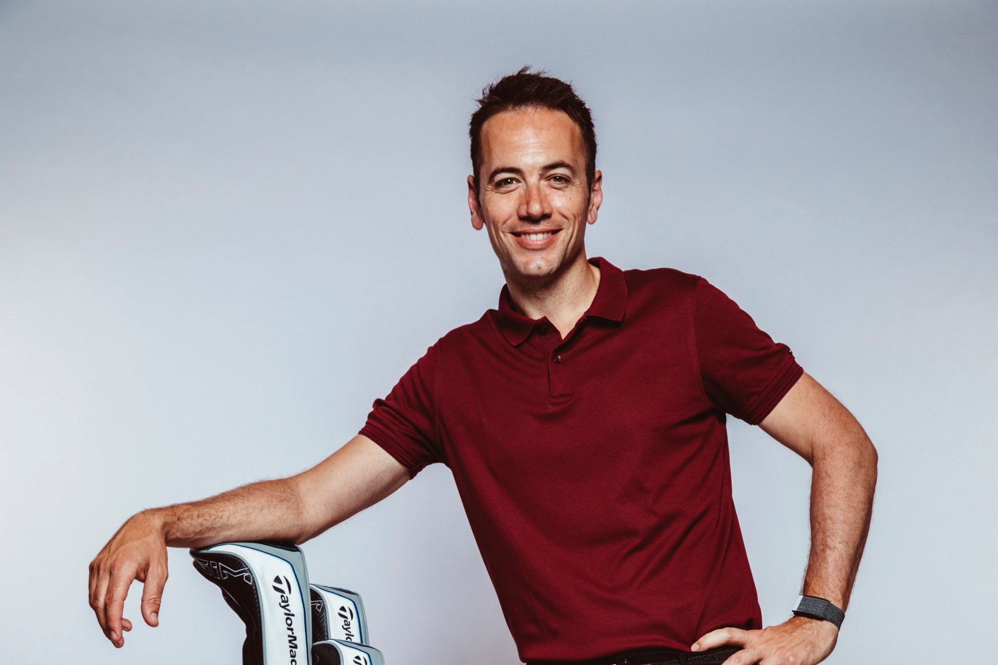 Nick Dougherty TaylorMade bag