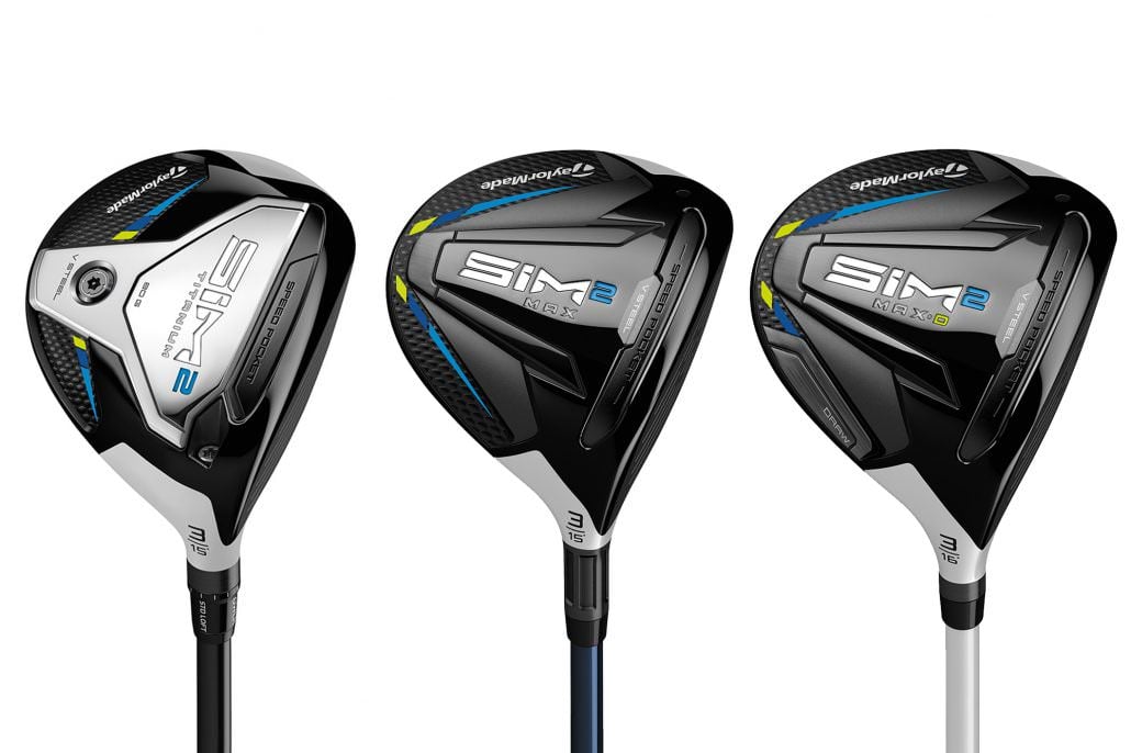 TaylorMade SIM2 fairway woods