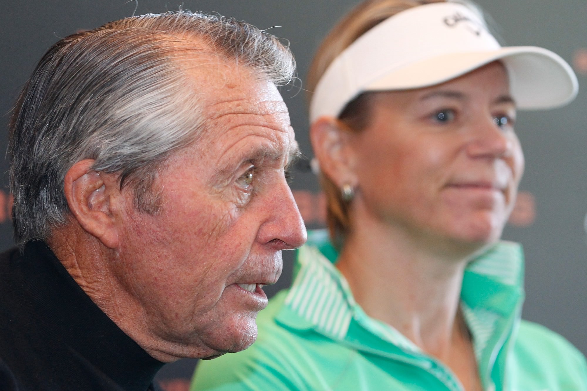 Gary Player and Annika Sorenstam