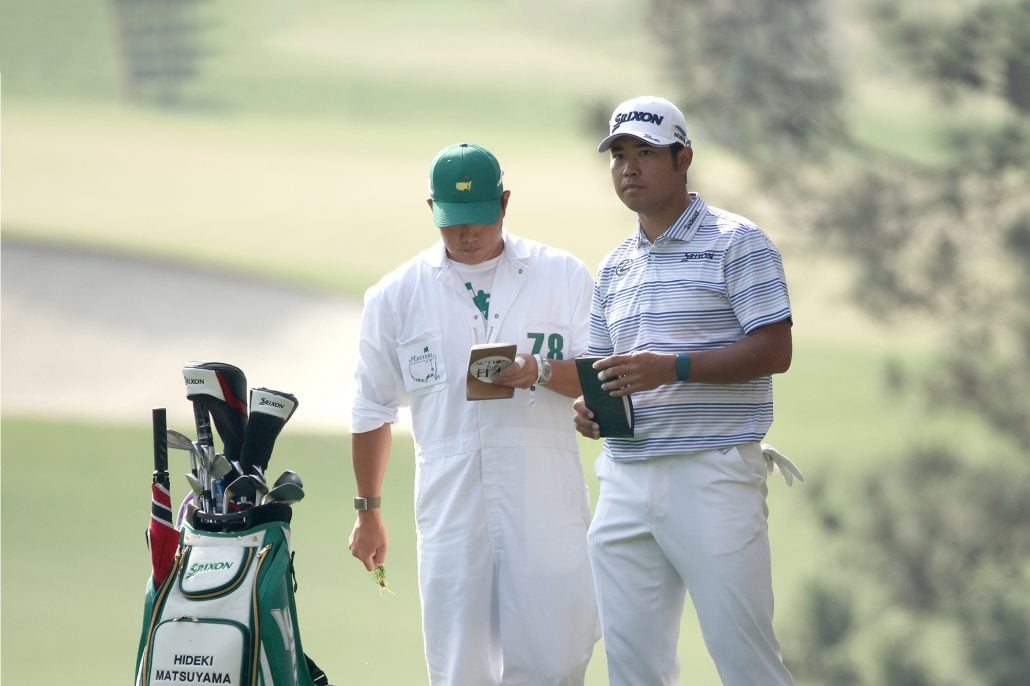 hideki matsuyama caddie