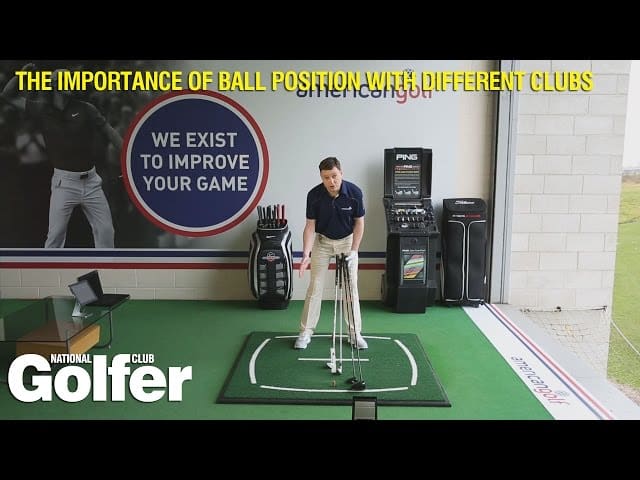 The importance of ball position with different clubs