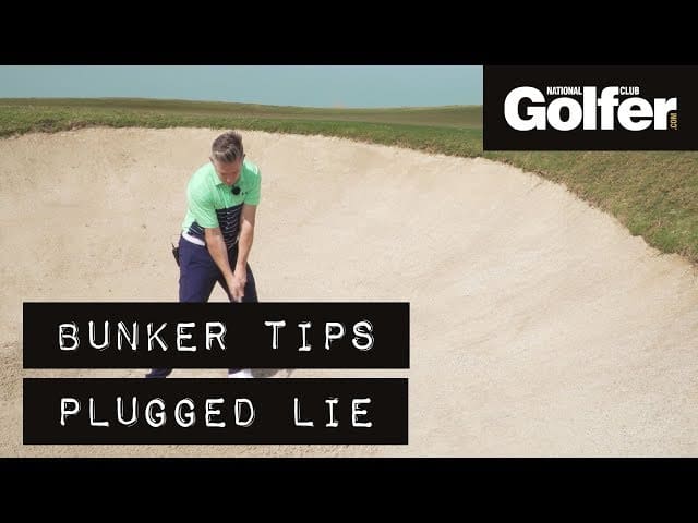 How to get out of a plugged lie in a bunker