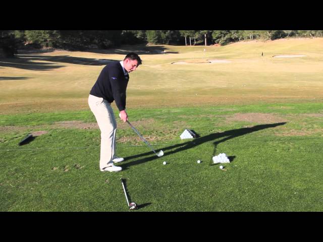 How to keep the club outside your hands on golf club takeaway