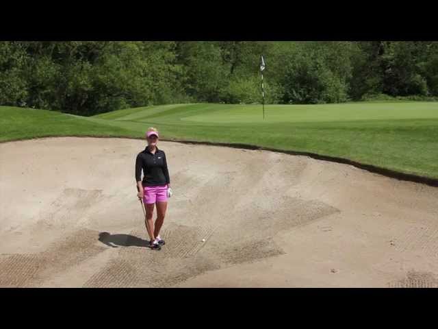 How to play better bunker shots with Carly Booth