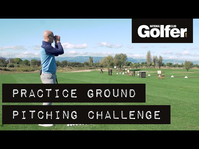 Improve your distance control with this practice ground pitching challenge