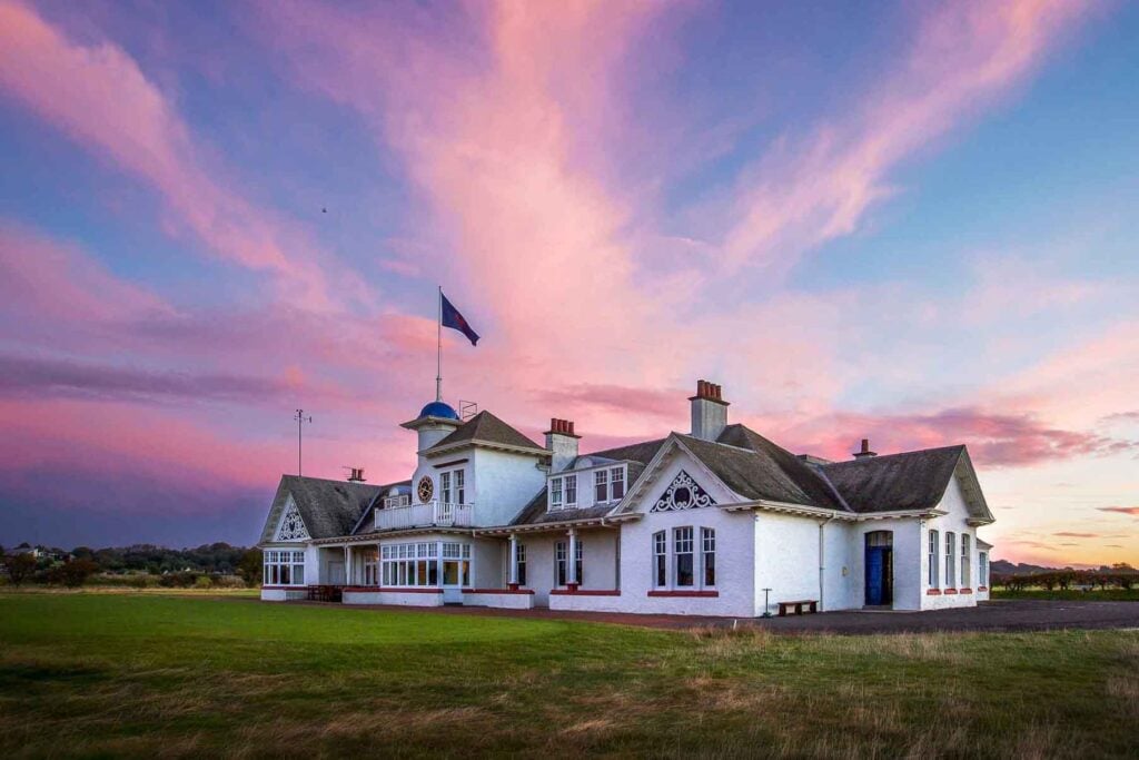 The clubhouse at Panmure Golf Club | Image Credit: Panmure