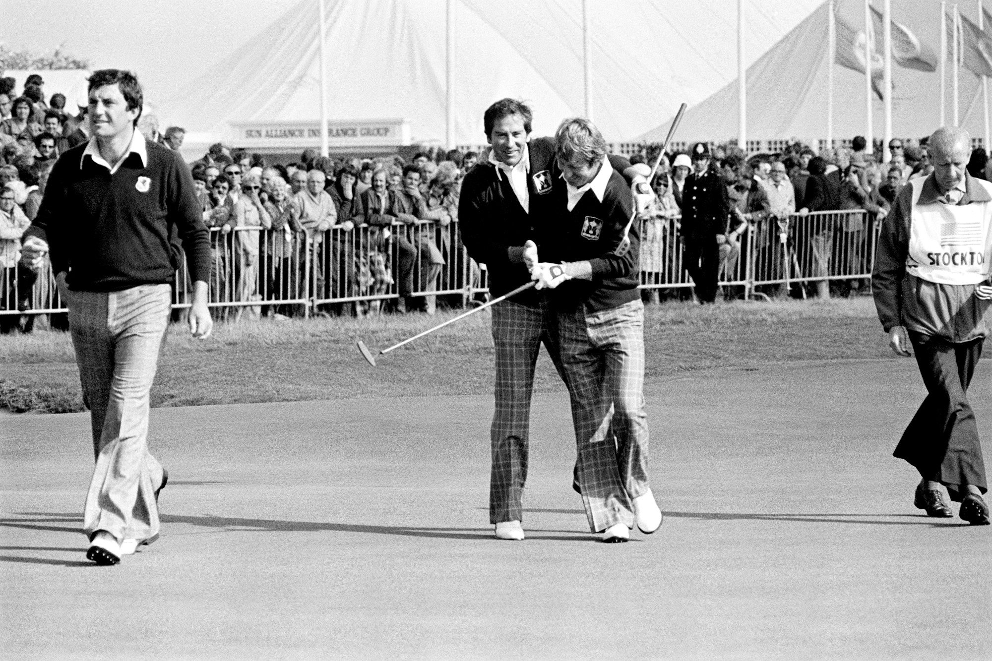 Peter Dawson at the 1977 Ryder Cup