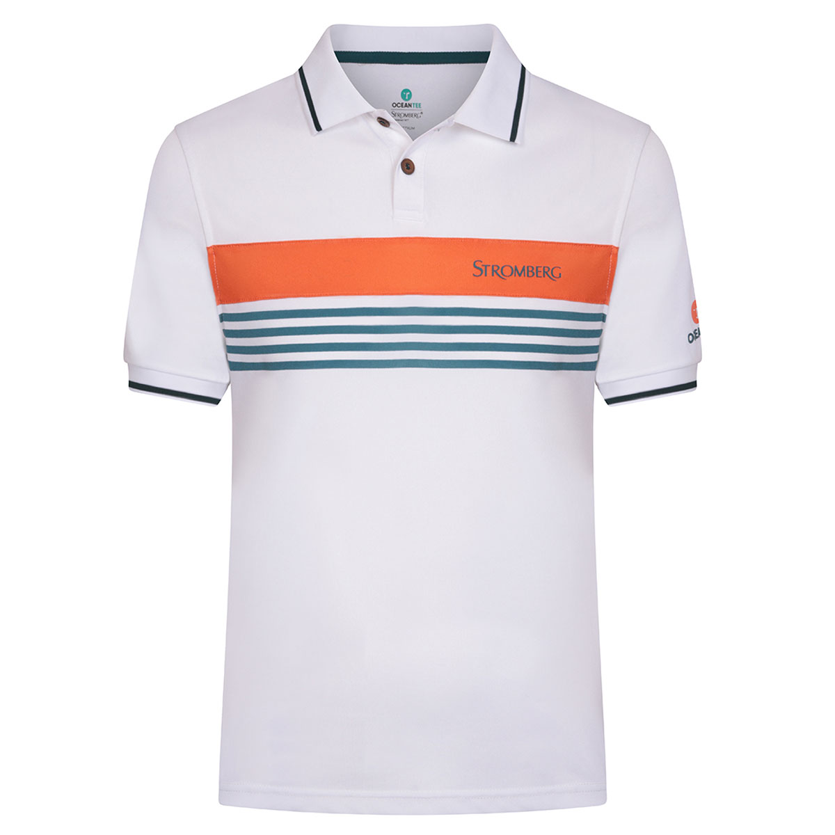 Stromberg Ocean Tee multi-coloured polo shirt