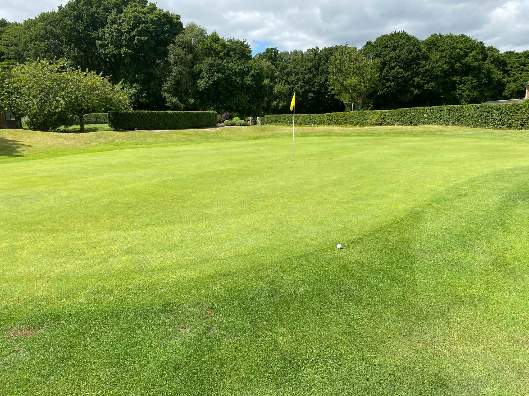 Can you mark your ball on the fringe of the green?