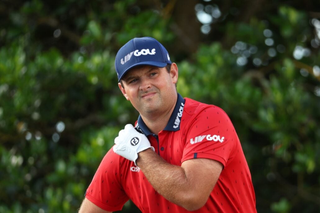 Patrick Reed at The 150th Open at St Andrews Old Course | Source: Andrew Redington/Getty Images