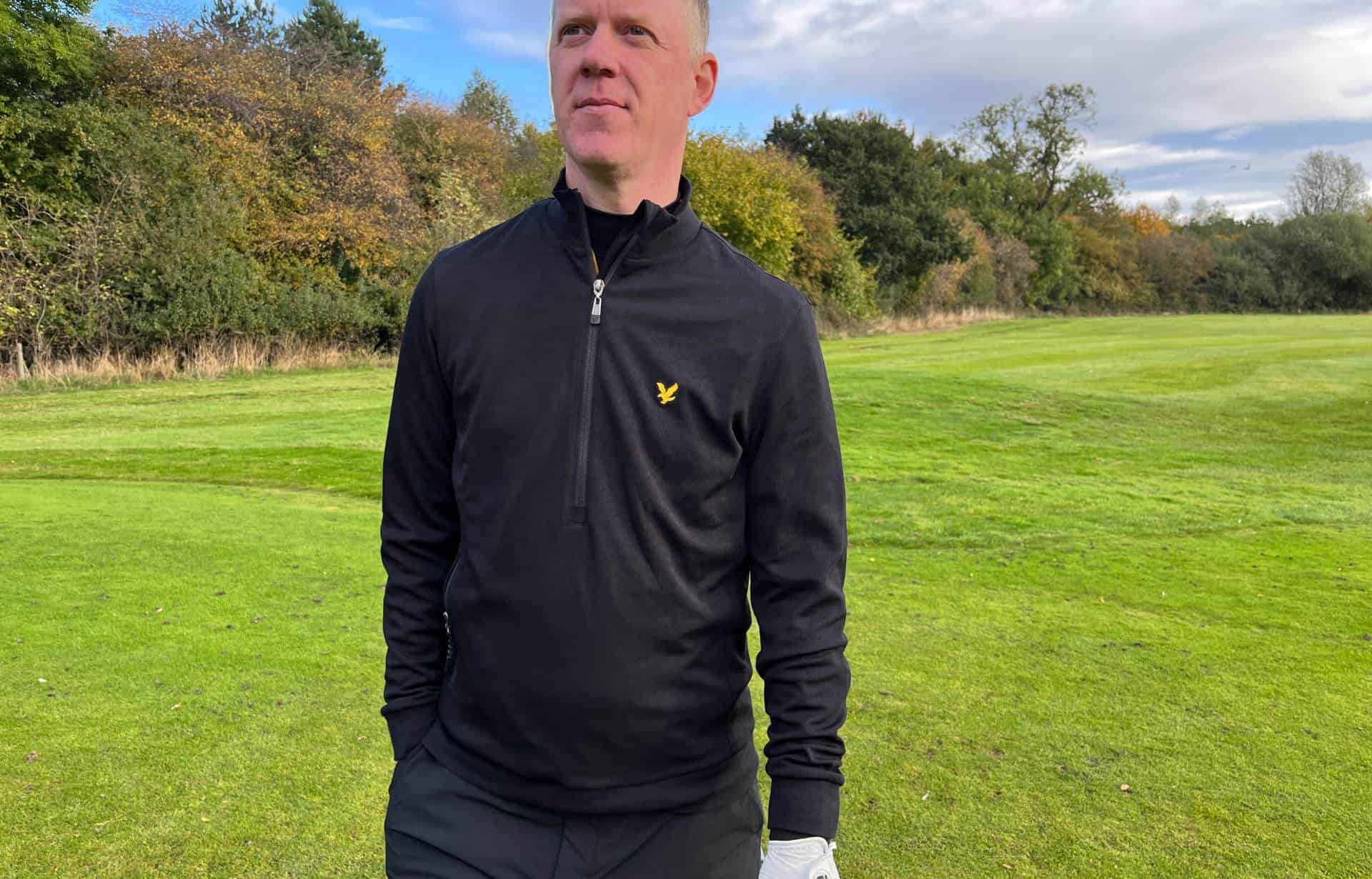 Golfickers lyle&scott コラボ　ウインドブレーカー　M Lyle & Scott Windshield Half Zip Midlayer review - National
