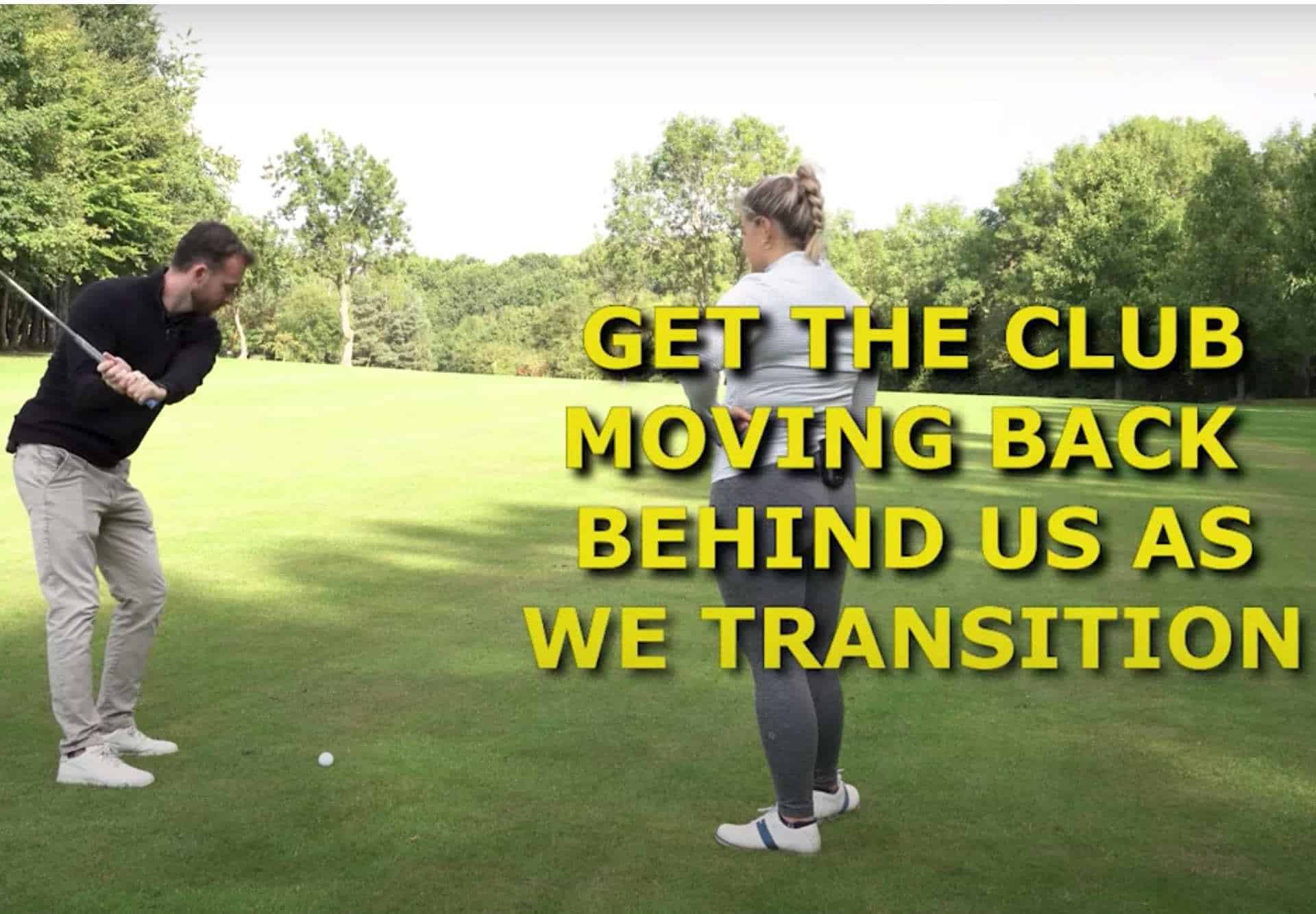 Shallow the golf club