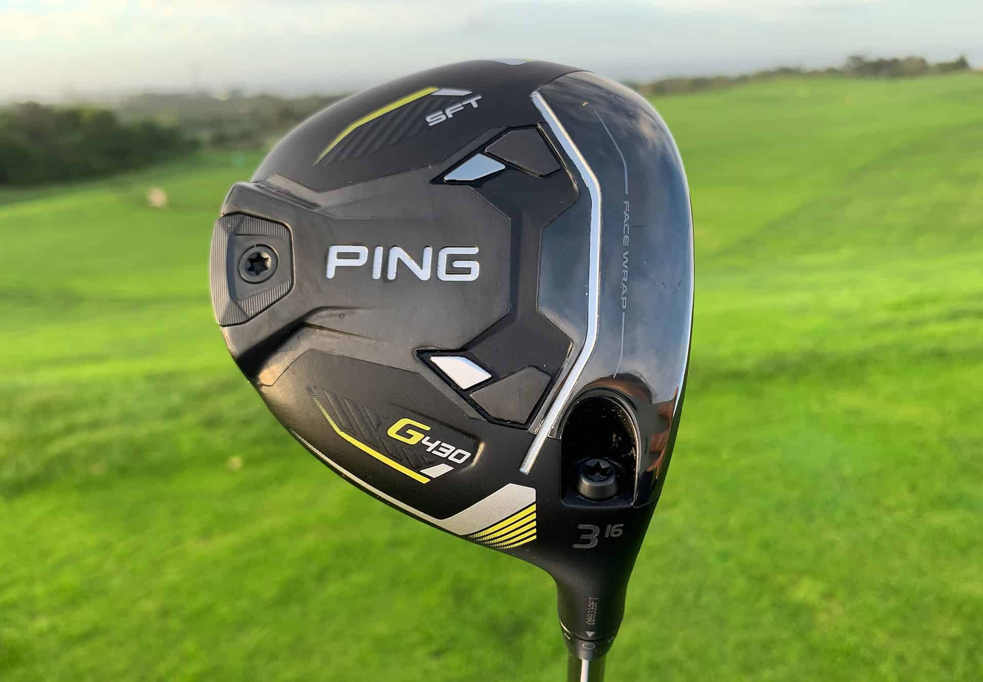 Ping G430 SFT fairway wood sole 