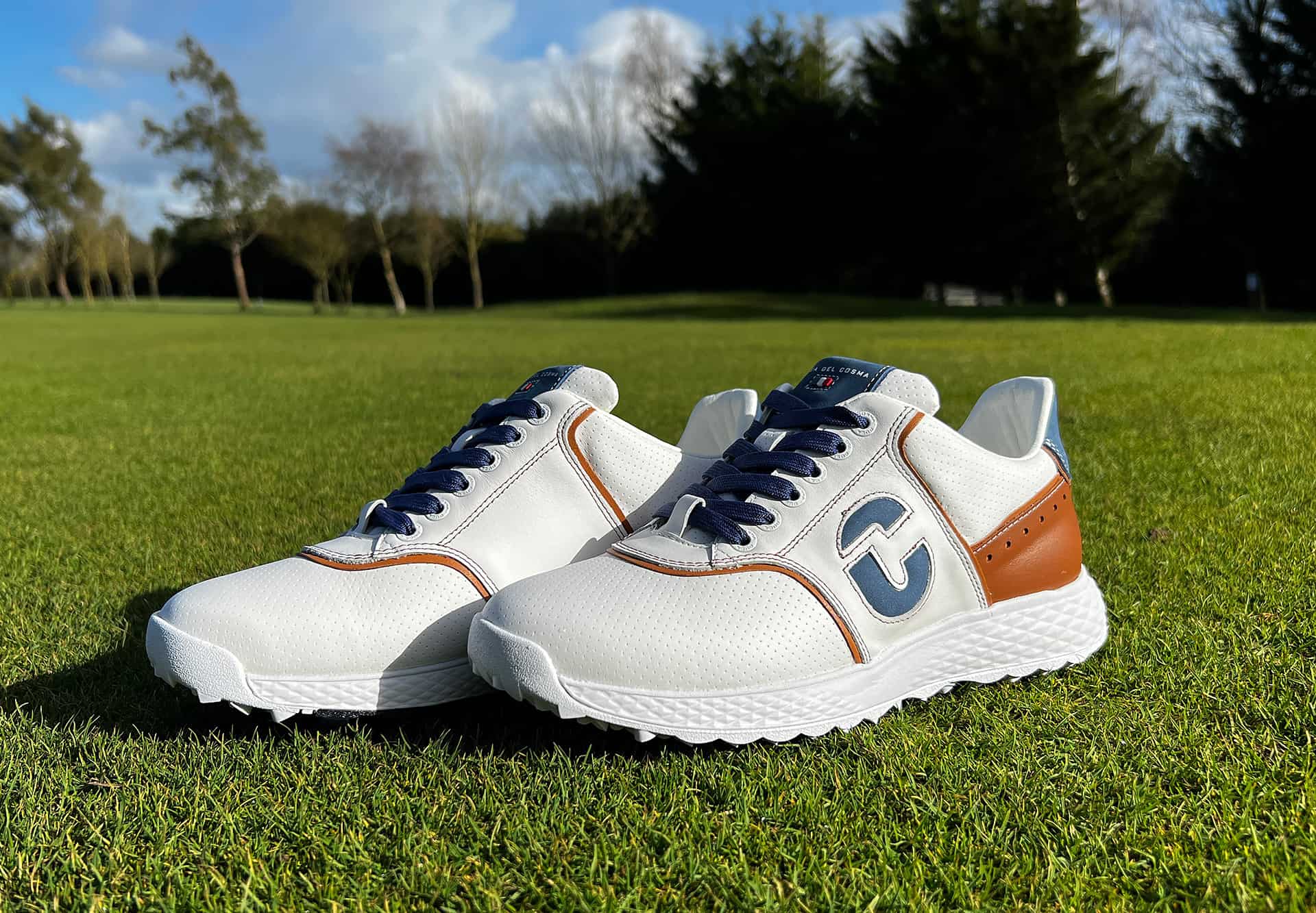 Duca Del Cosma Men's Orlando Pro Spike Golf Shoes