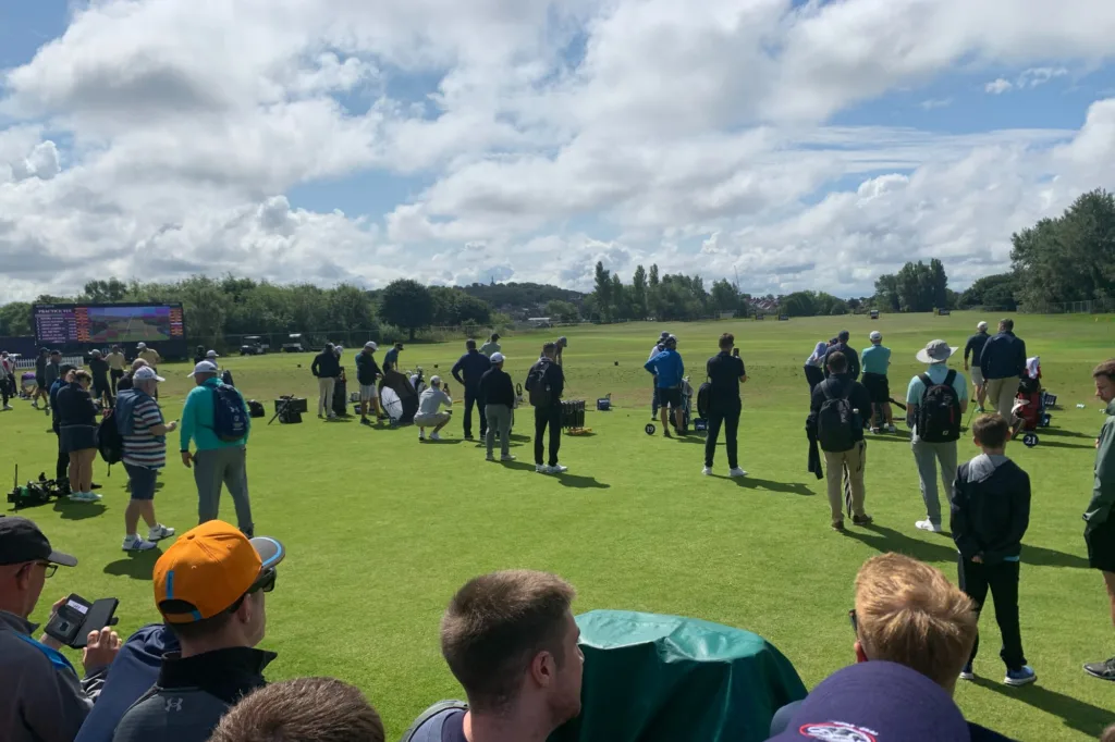 Where is the driving range at The Open?