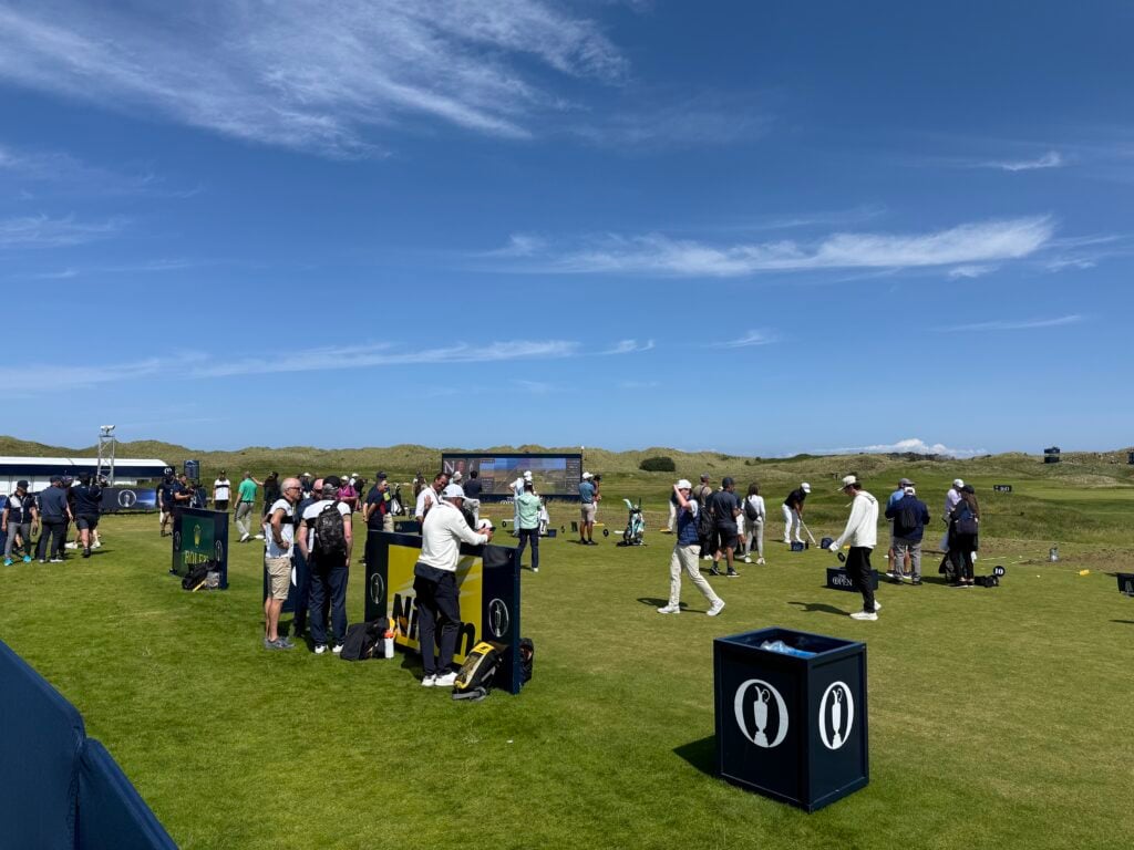 the open driving range