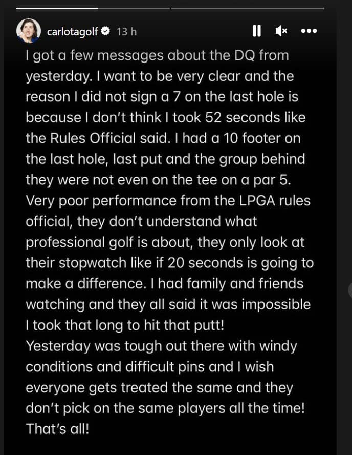 carlota ciganda slow play