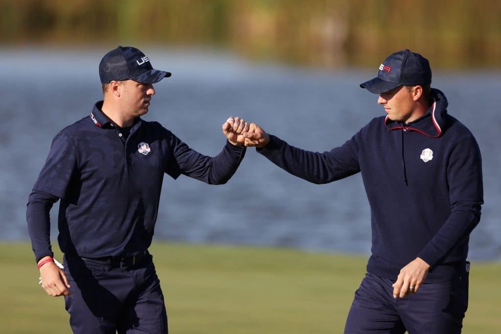 Justin Thomas kicked ball penalty