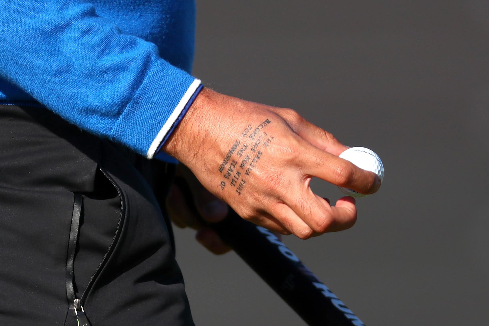 What do we th(ink) of Matthieu Pavon's inspirational tattoo?