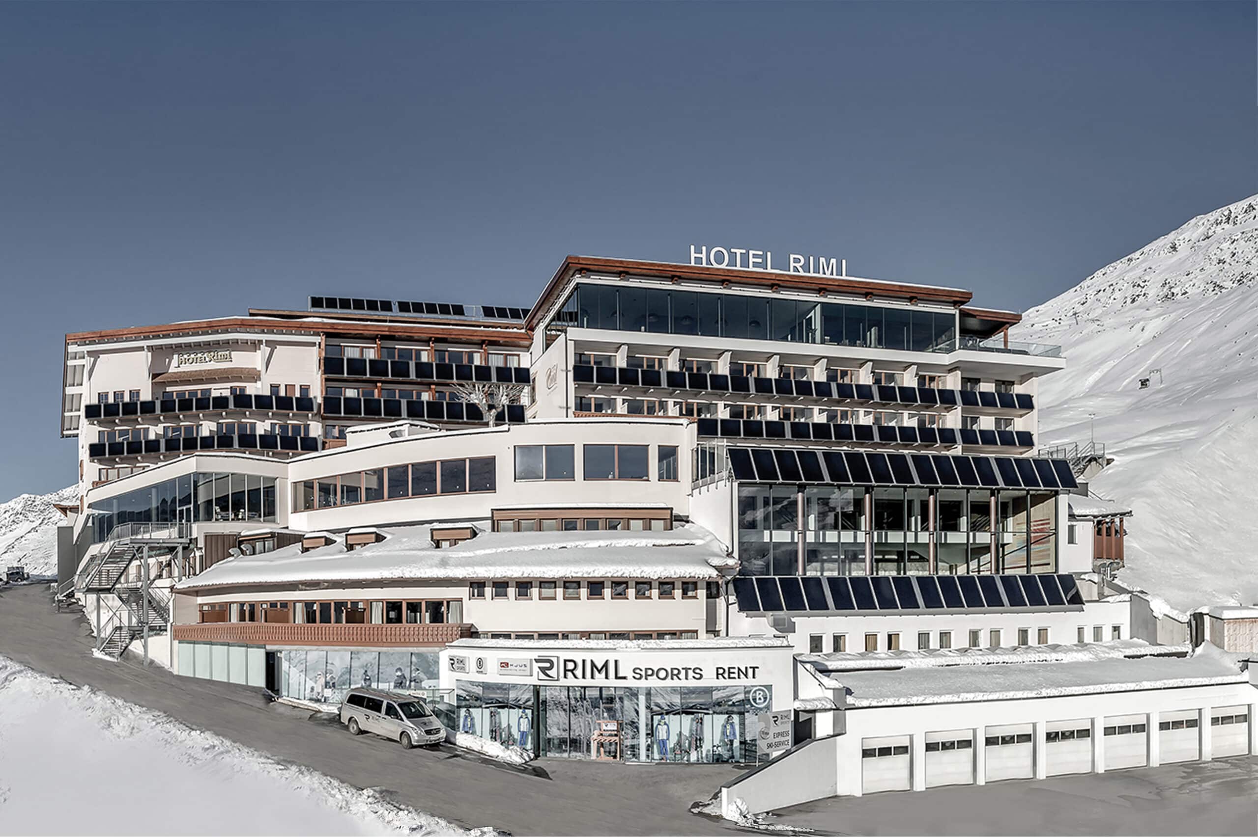 Golf skiing hotel riml