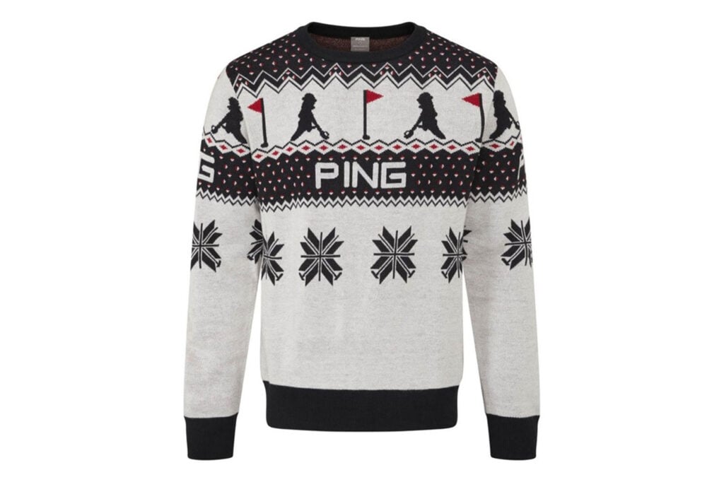 golf christmas jumper