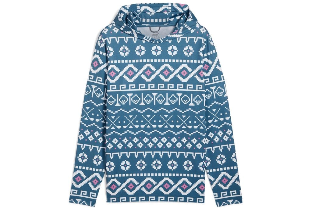 golf christmas jumper