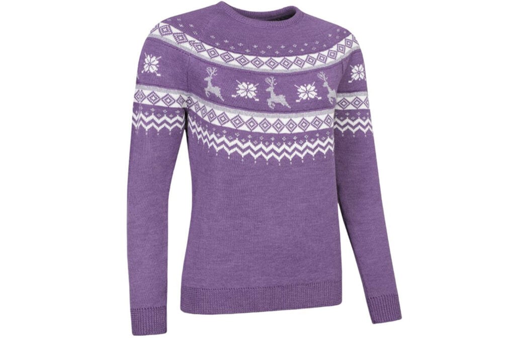 golf christmas jumper