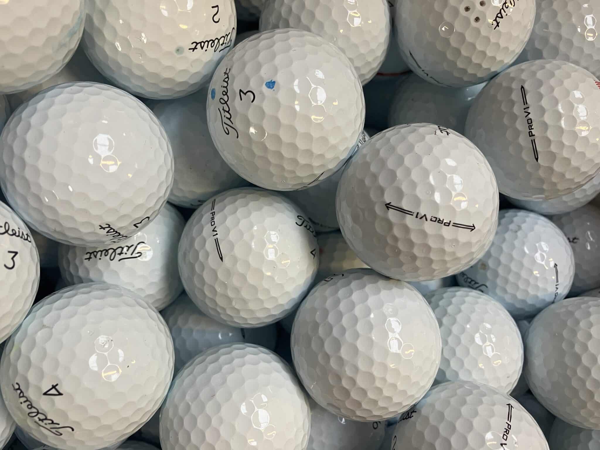 Refurbished golf balls Can you use lake balls in a competition