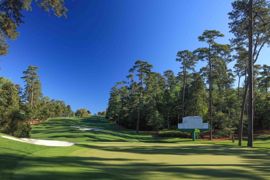 Augusta National hills