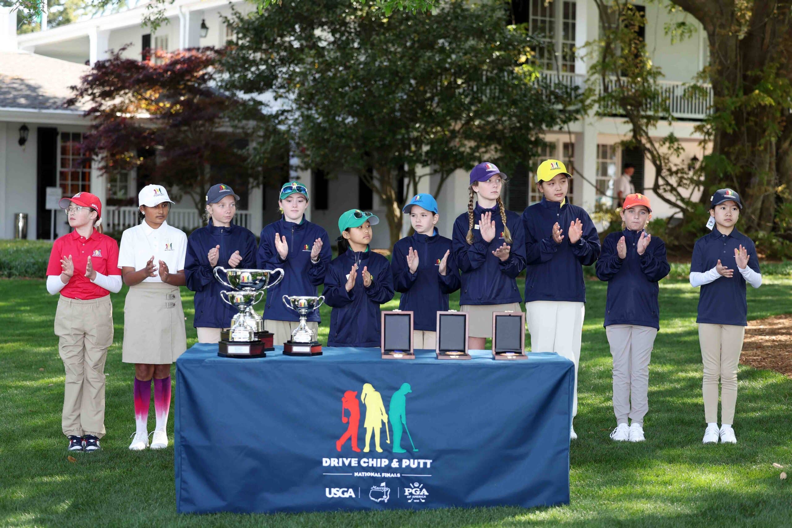 Augusta National drive chip and putt