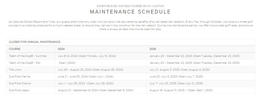 dominican republic golf