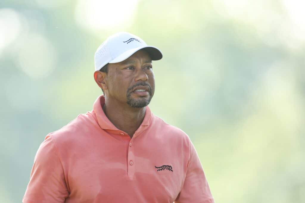 Tiger Woods sweat