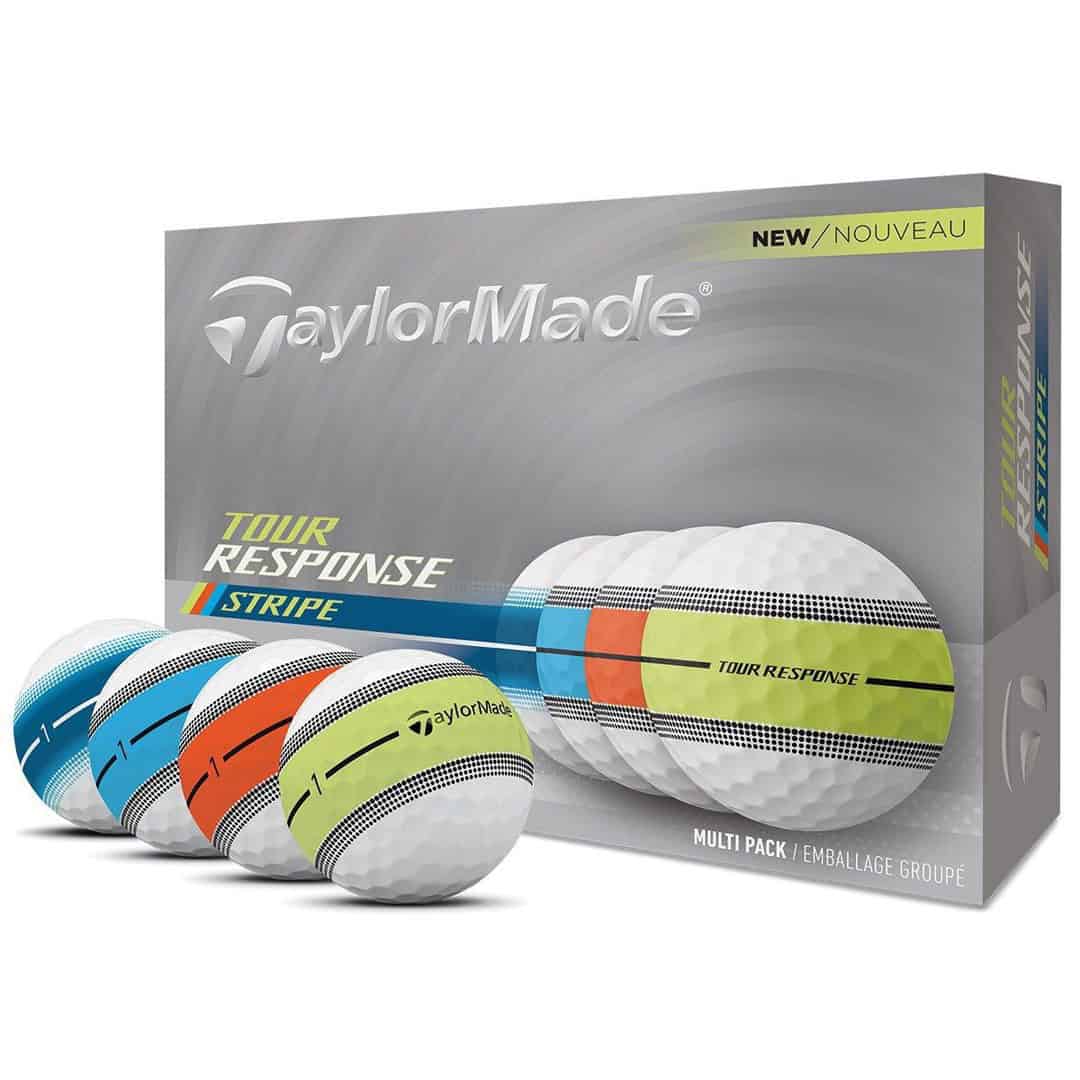 TaylorMade Tour Response Stripe Golf Balls | Source: American Golf
