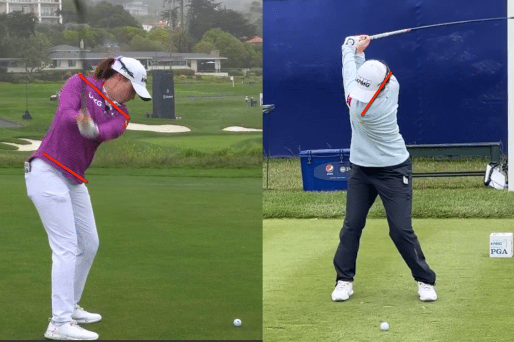 leona maguire backswing