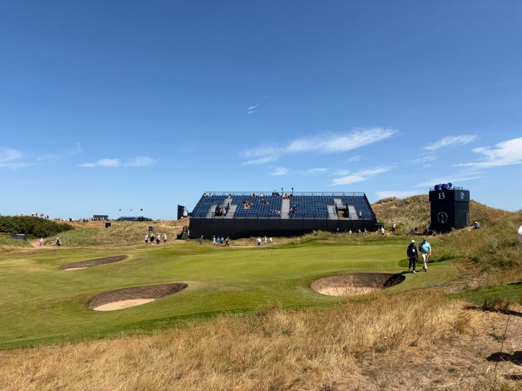 Will any players find their ball entangled with a grandstand at Royal Birkdale | Source: NCG