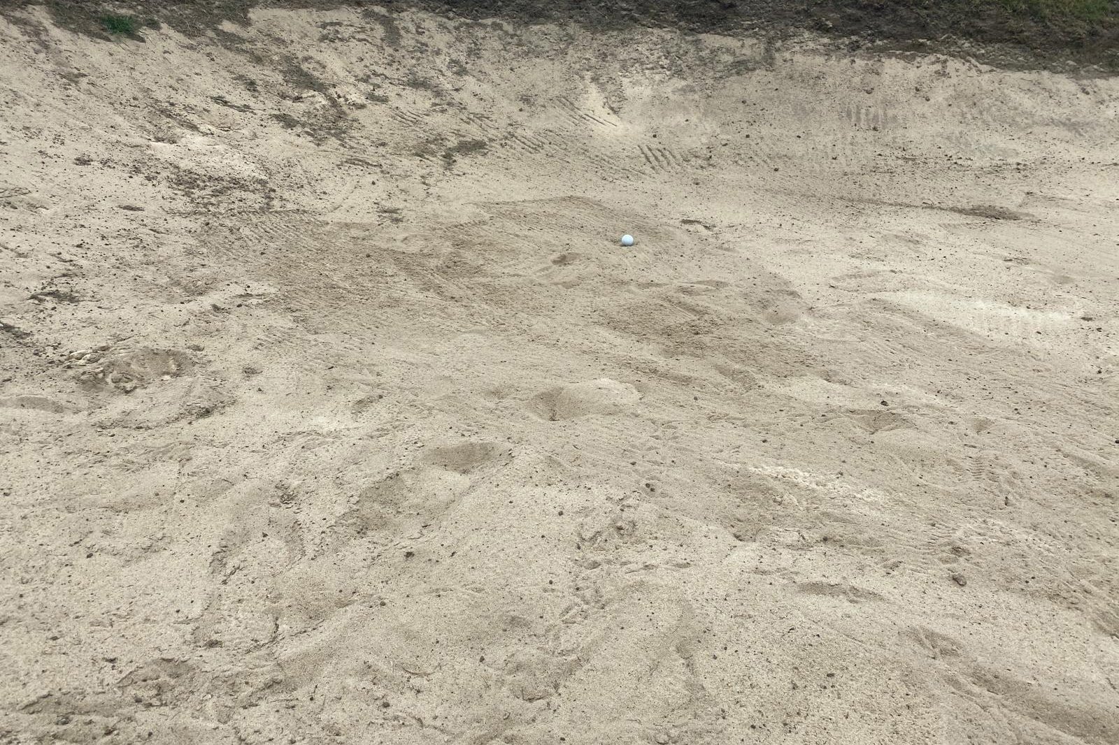 footprint in a bunker