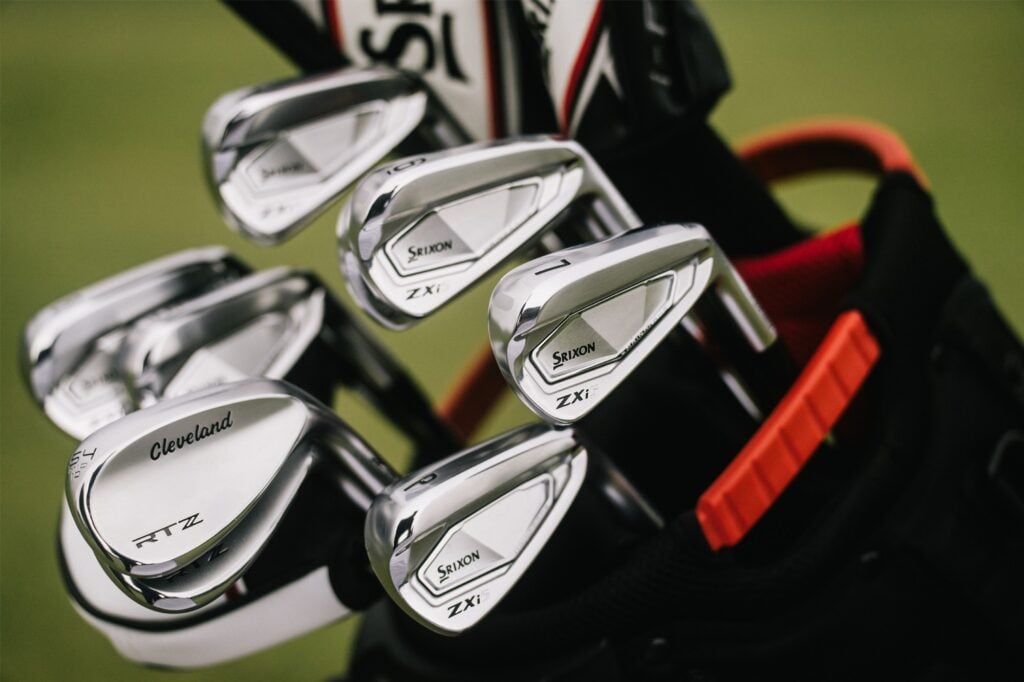 中古】 ダンロップ SRIXON ZXi5 6S アイアンセット IR NS PRO