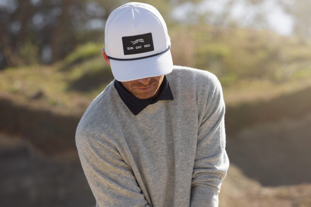 tiger woods sun day red