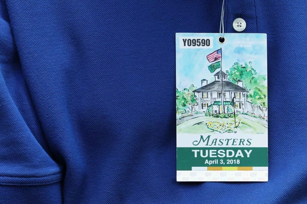 Masters ticket