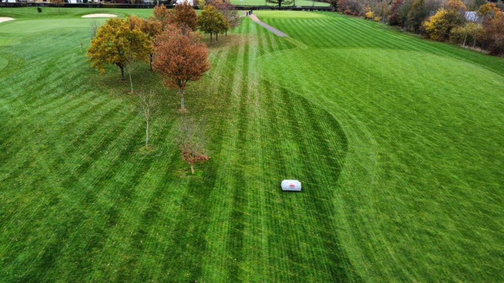 autonomous mowing