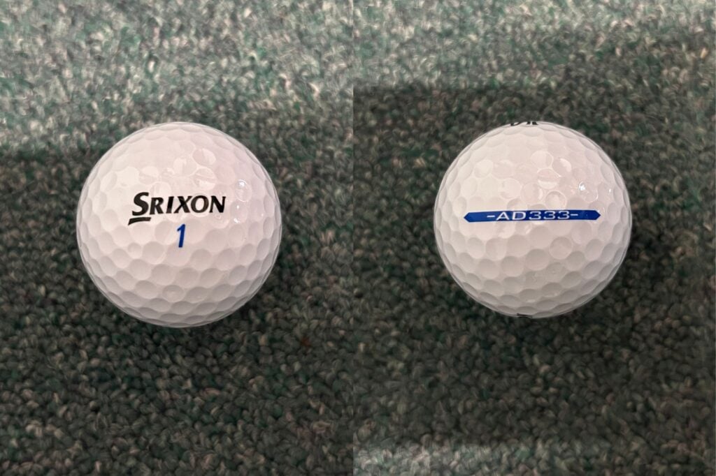 Srixon AD333 golf ball review