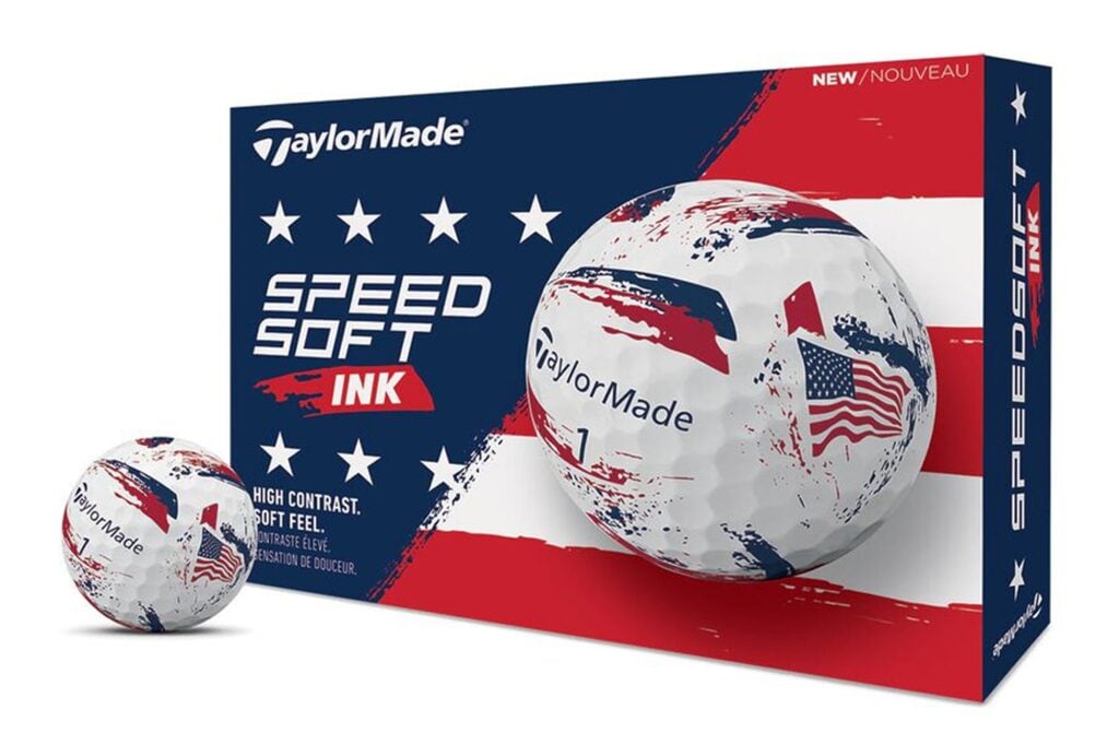TaylorMade SpeedSoft USA Ink Golf Balls