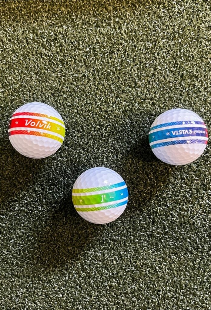 Volvik Vista 3 Prism 360 Golf Balls