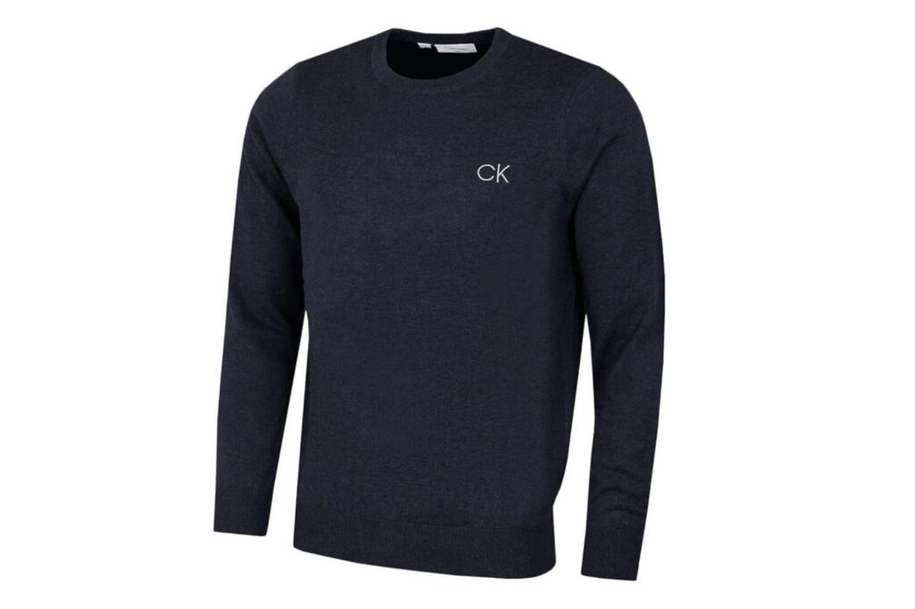 Calvin Klein Mens 2026 Durable Comfort Crew Neck Tour Golf Sweater | Source: Amazon