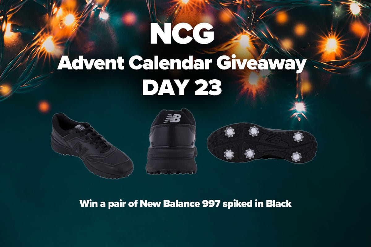 Advent Calendar Golf Giveaway – Day 23 – Win a pair of New Balance 997 spiked in Black