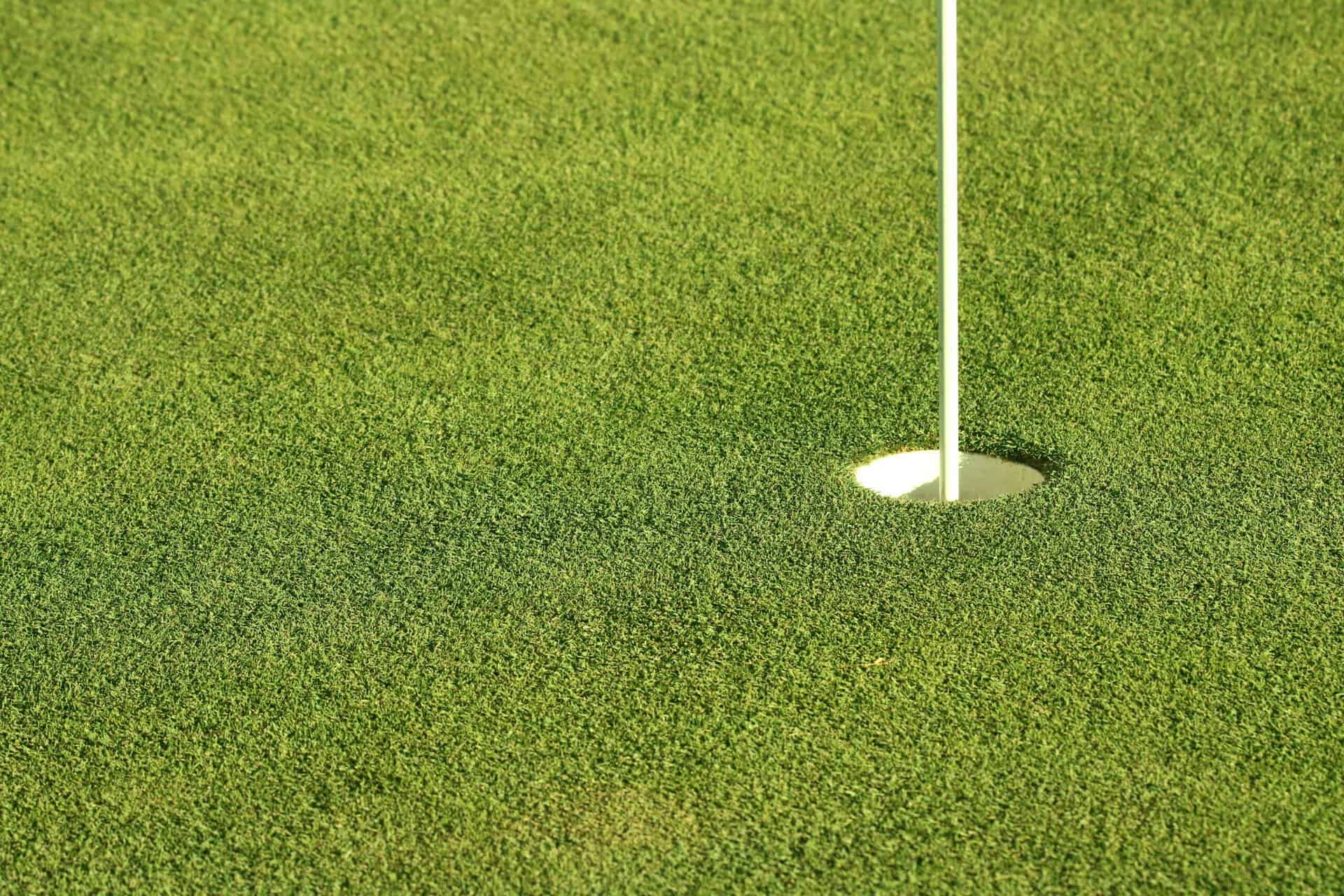 Close up of a golf green with a flag in the hole | Source: Adobe Stock Course rating