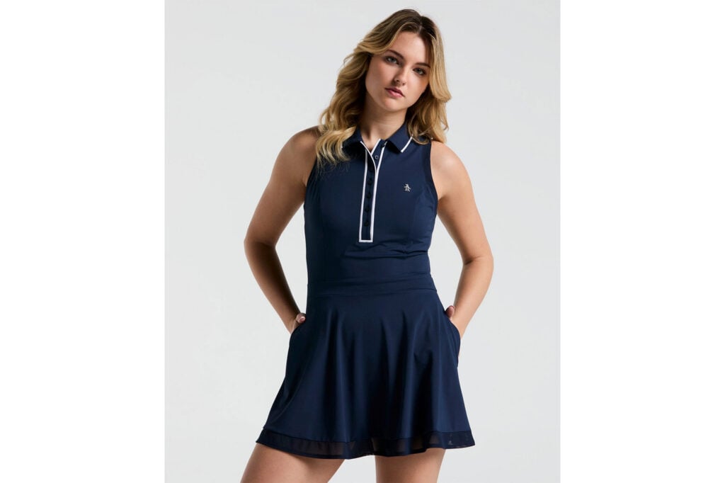 Women's Veronica Sleeveless Dress In Black Iris | Source: Penguin
