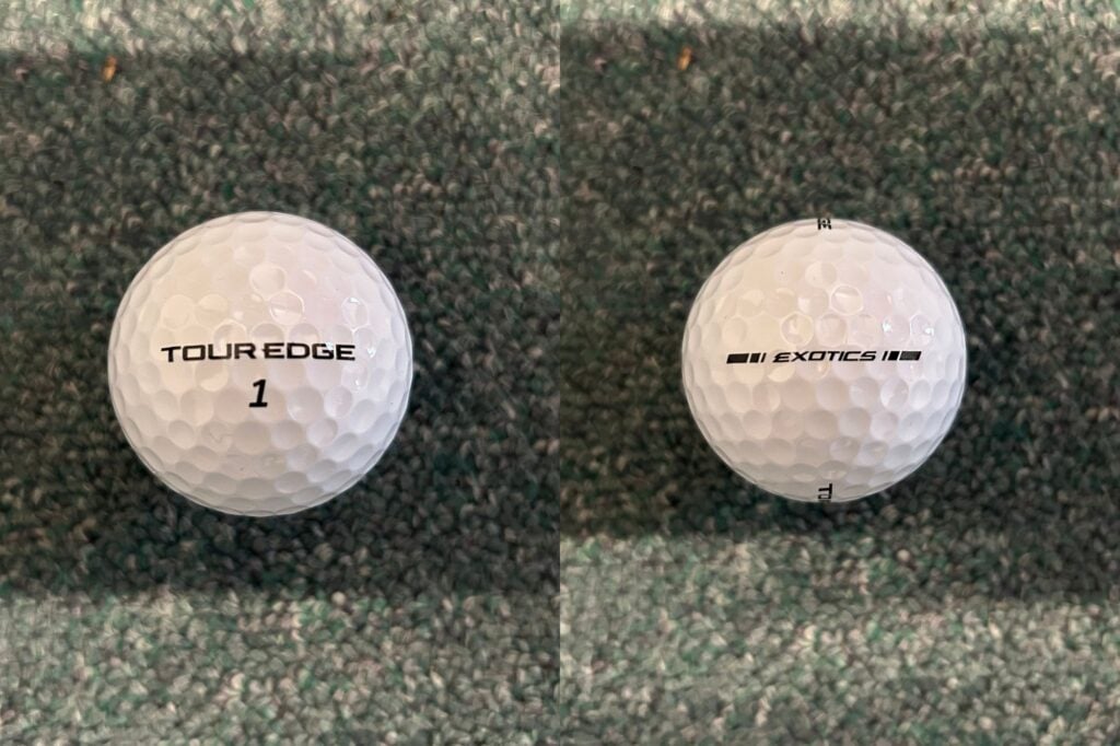 tour edge exotics golf ball