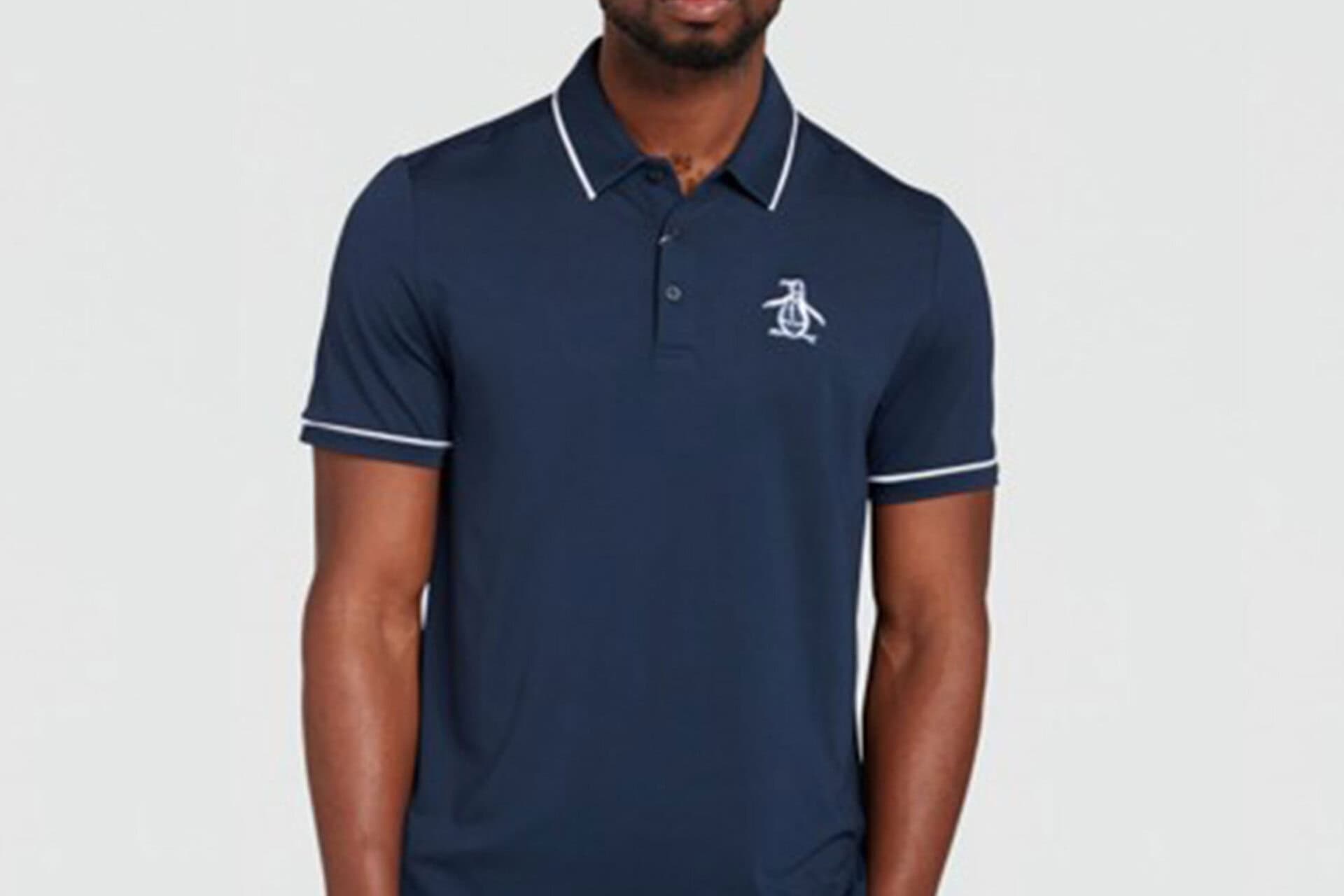 Oversized Pete Tipped Short Sleeve Golf Polo Shirt | Source: Penguin